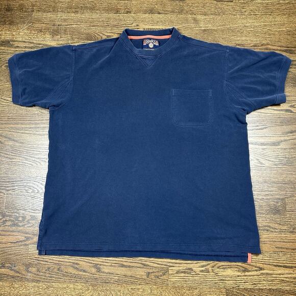 Duluth Shirt Men 2XL Blue Short Sleeve 100% Cotton Long Tail Workwear Pocket - Picture 1 of 12